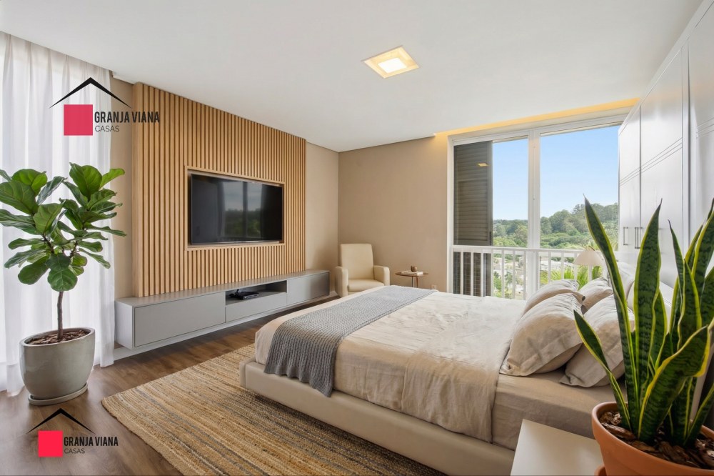Casa semimobiliada à venda no condomínio Golf Village com vista para horizonte foto 30