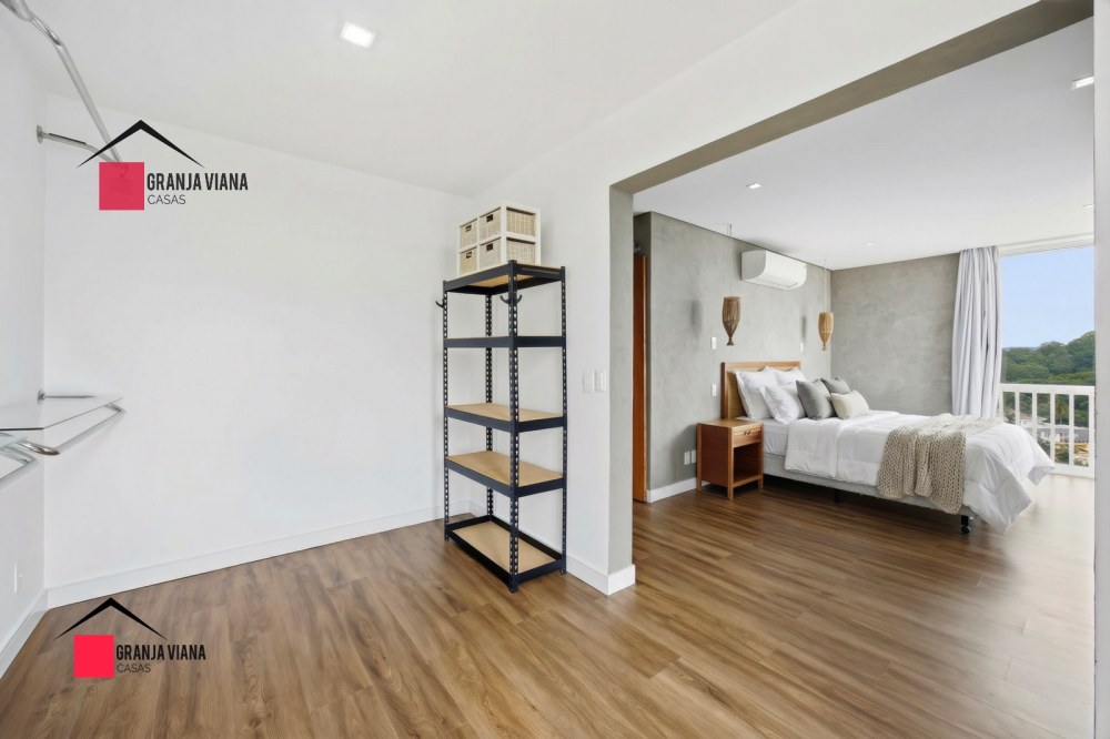 Casa semimobiliada à venda no condomínio Golf Village com vista para horizonte foto 43