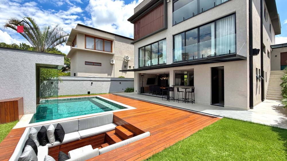 Casa de Luxo em Alphaville 18 do Forte | 6 Suítes | Mobiliada foto 7