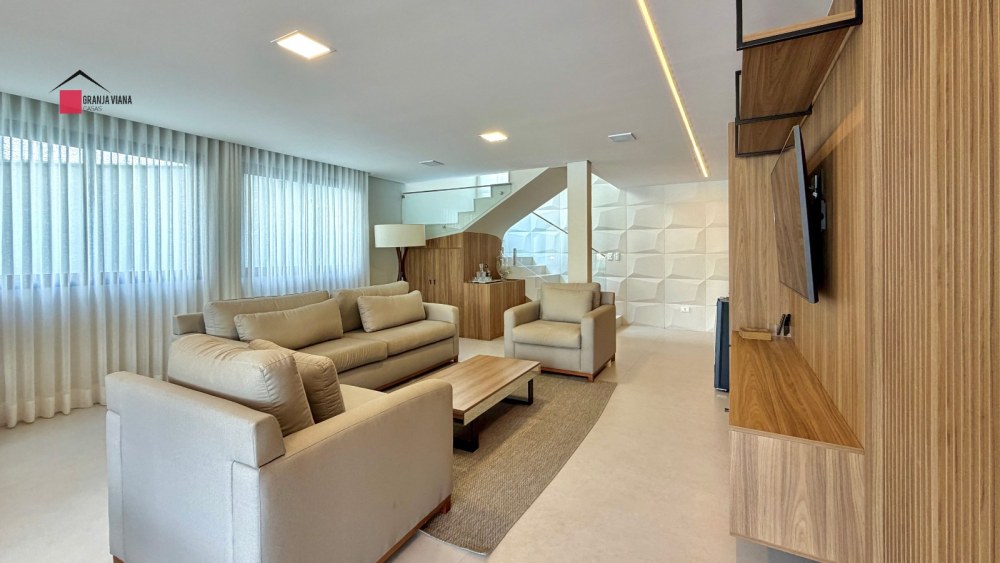 Casa de Luxo em Alphaville 18 do Forte | 6 Suítes | Mobiliada foto 12