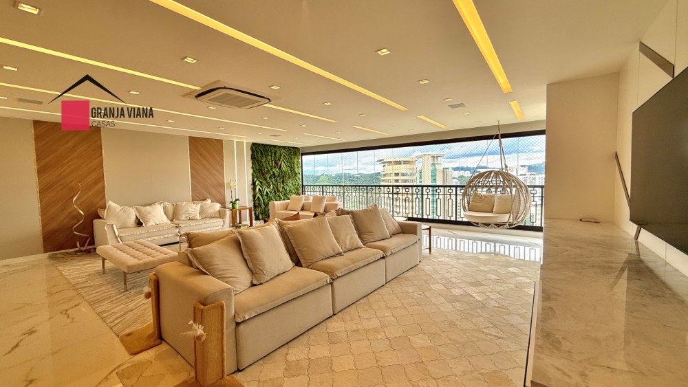 Apartamento de luxo de 313 m² mobiliado e decorado com 3 suítes em Alphaville - SP foto 12