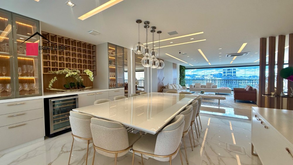 Apartamento de luxo de 313 m² mobiliado e decorado com 3 suítes em Alphaville - SP foto 6